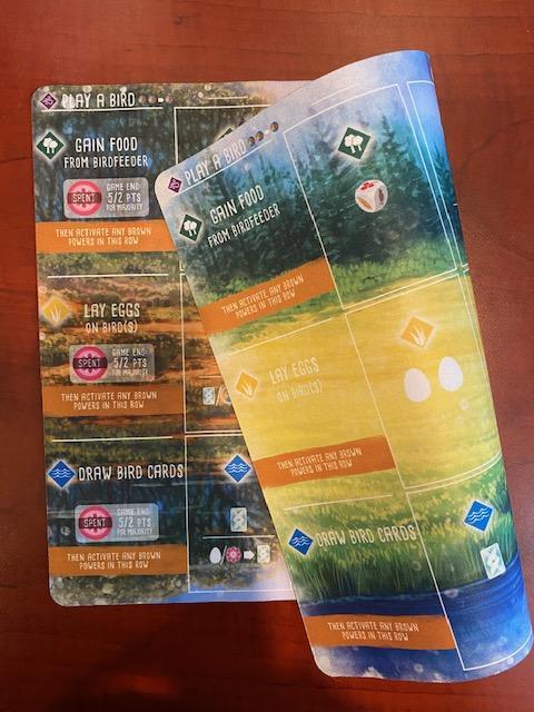 Wingspan Rubber Playmat, Double sided with Original Wingspan and Oceania